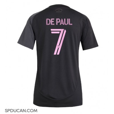 Zenski Nogometni Dres Inter Miami Rodrigo De Paul #7 Gostujuci 2025-26 Kratak Rukav Zenski Nogometni Dres Inter Miami Rodrigo De Paul #7 Gostujuci 2025-26 Kratak Rukav